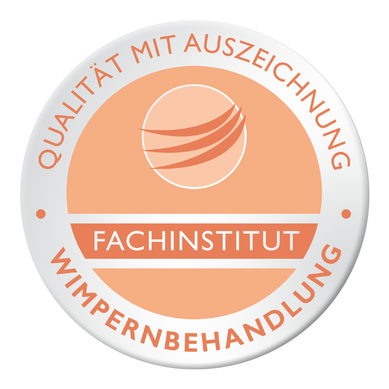 Fachinstitutsiegel Wimpernbehandlung